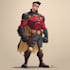 make personalized superhero portrait gift for kids