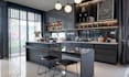 create a modern modular kitchen with premium 3d visuals