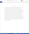 format your word documents, reports and research papers