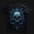 make dark art, horror or skull illustration tshirt design