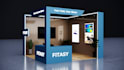 design 3d exhibition stall, booth, stand, kiosk