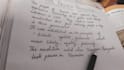 handwrite notes and letters