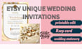 create editable etsy planner invitation templates for wed