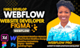 design, redesign, or develop webflow website, webflow expert