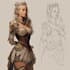 draw fantasy female, dnd illustration