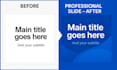 modernise and redesign your business powerpoint slides