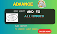 do most advanced SEO audit and fix all website audit issues