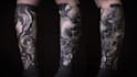 create a tattoo design for sleeve