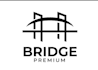 unique brick bridge logo for your brand