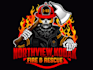 design awesome fire fighter logo with free vector files