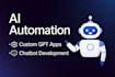 build ai chatbots, automation scripts using python and genai