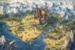make a fantasy map illustration