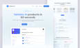 design figma landing page, saas website UI UX design