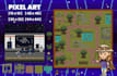 create pixel art tileset and assets for games or project