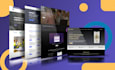 develop a responsive website as a front end developer