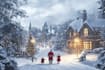 create festive holiday  design illustration