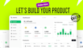 do modern saas ui ux, dashboard and web app design in figma
