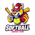 design an unique softball logo with unlimited revision