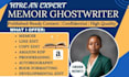 ghostwrite your memoir, fiction book editor, book editing and nonfiction fantasy