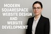do modern squarespace website design and development