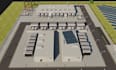 3d warehouse design, factory, office design, cgi warehouse, ai data centre