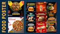 create professional food posters, menu designs and flyers