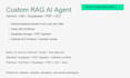 create a custom rag ai agent with gemini, n8n and supabase