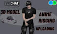 do vrchat avatar commission 3d model character design vtuber chibi nsfw