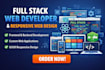 your full stack web developer, responsive website design, custom web application