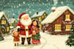 draw unique christmas illustration
