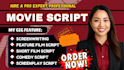 write rewrite screenplay TV series script writing film movie scriptwriter