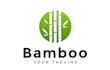 a modern, creative, bamboo logo in your style