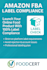 create a complete amazon food label verification plan and ensure full compl