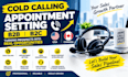 do cold calling and appointment setting for b2b b2c