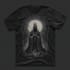 design black metal cult artwork for tshirt