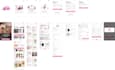 create modern and clean mobile UI app screen designs