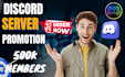 promote your discord server,fivem server promotion, minecraft, discord growth