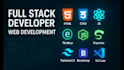 website development as full stack web developer, front end, backend developer