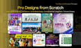 create backdrops and posters for events and promotions