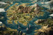draw map illustration map design fantasy map illustration