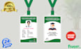 design professional id cards, badges, lanyards