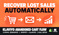 set up klaviyo abandoned cart flow for shopify store
