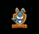 make creative bilby, rabbit mascot logo with t shirt design