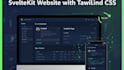 develop a sveltekit website or web app