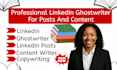 be your professional linkedin ghostwriter for posts and content