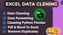 clean and transform data using python pandas fast