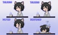 draw professional reactive chibi model