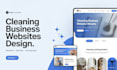 design and develop a modern cleaning business website in elementor
