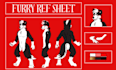 create furry ref sheet fursona character sheet furry art reference sheet nsfw oc