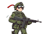 draw military themed illustrations
